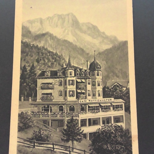 Conditorei Cafe St Rottenhöfer Berchtesgaden JW 650247 C