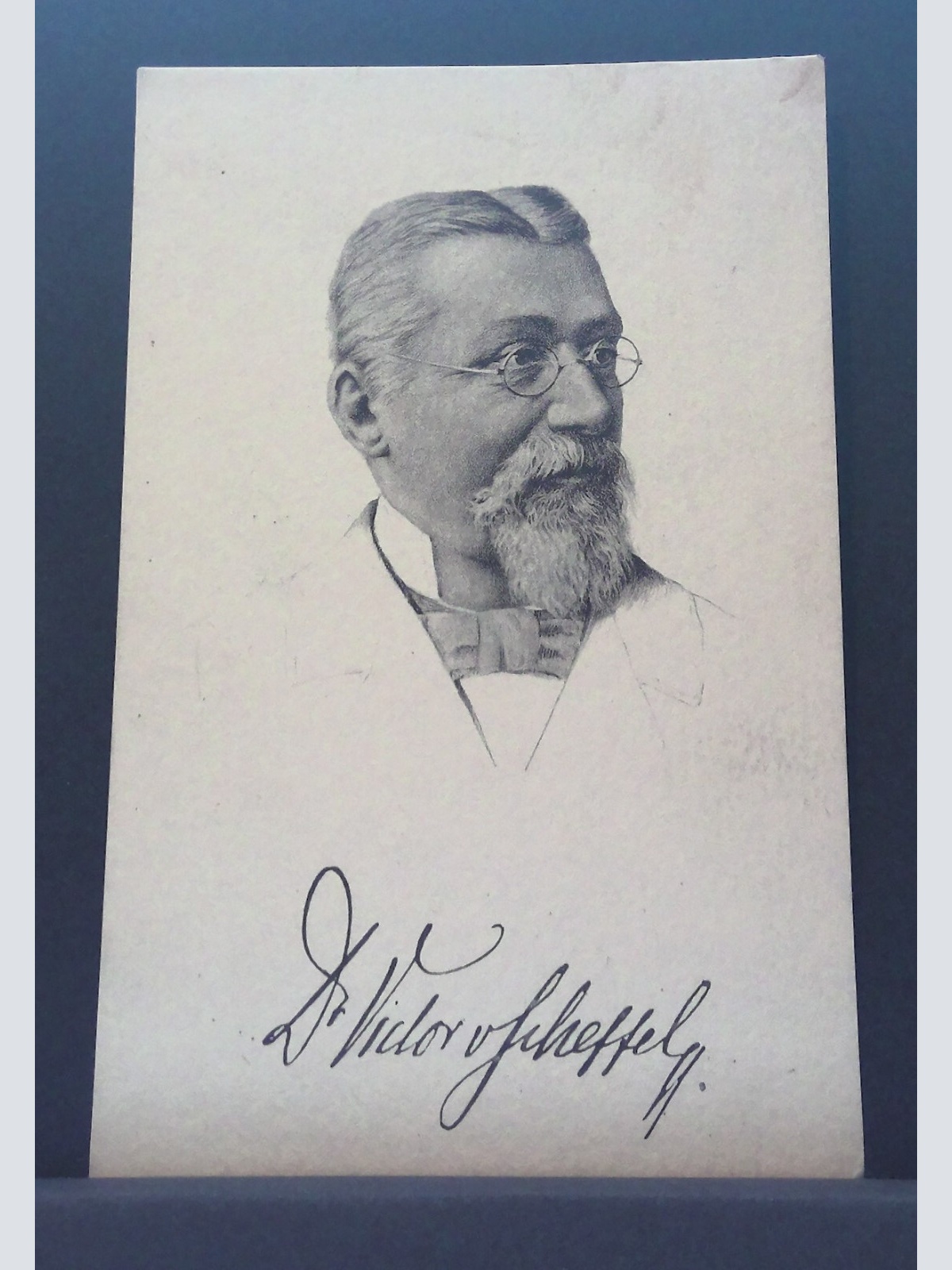 Viktor von Scheffel Dichter Porträt JW 650464 C