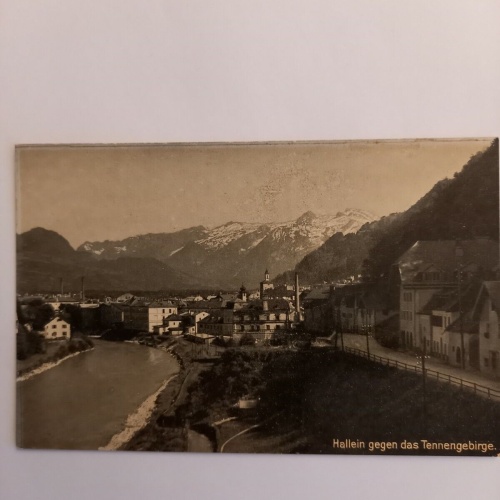 Salzburg - Hallein gegen das Tennengebirge 12073
