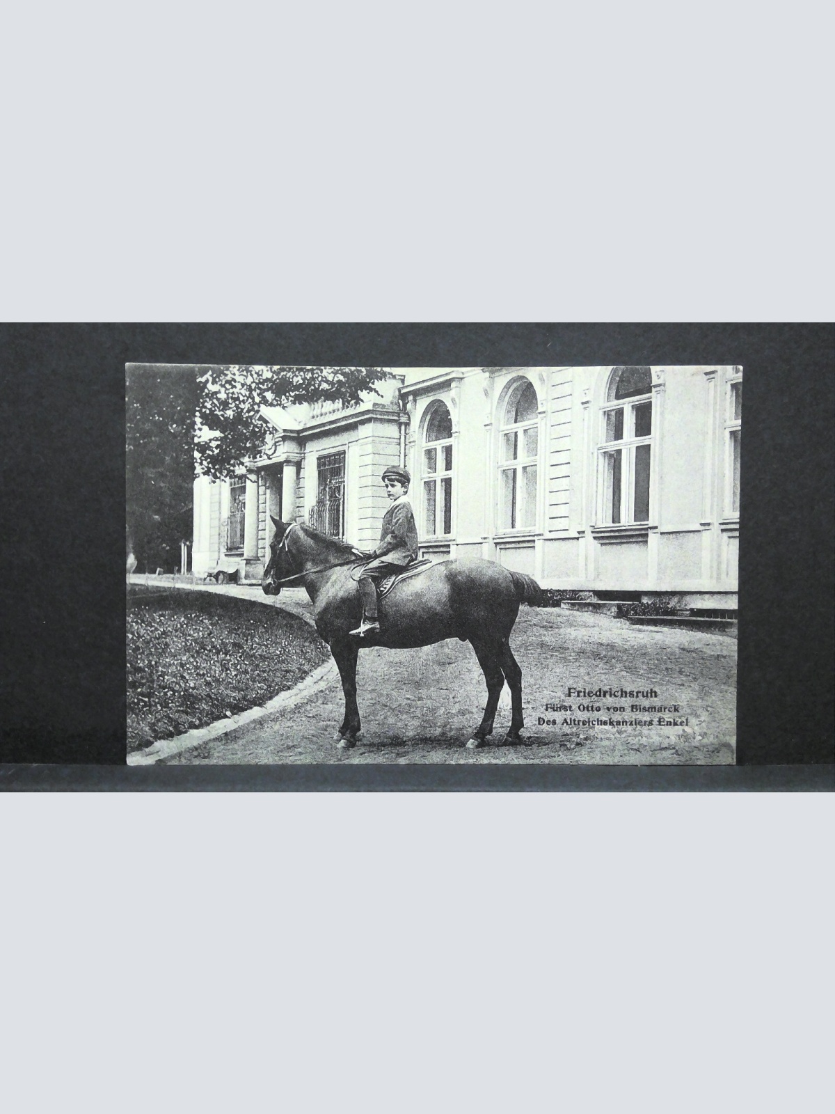 Friedrichsruh Bismarcks Enkel auf Pferd JW 500234 C