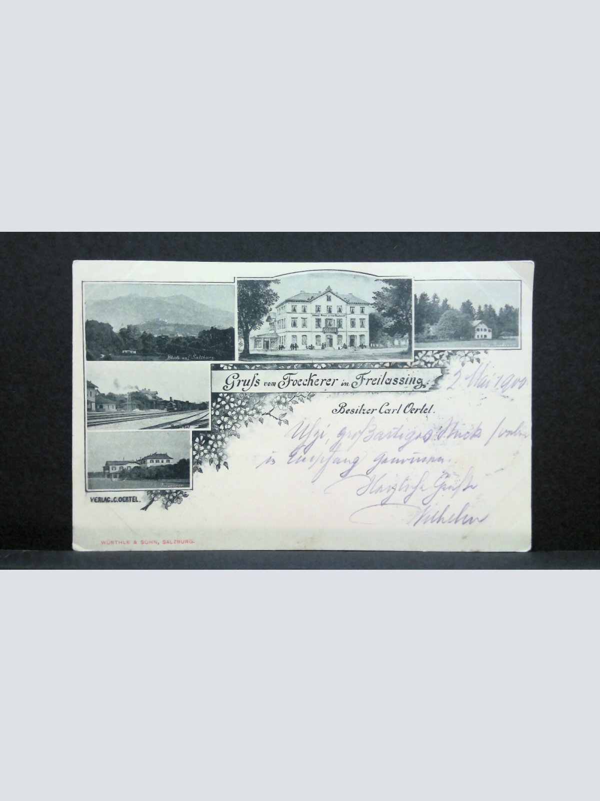 Gruß aus Foecherer in Freilassing Carl Oertel JW 500249 C