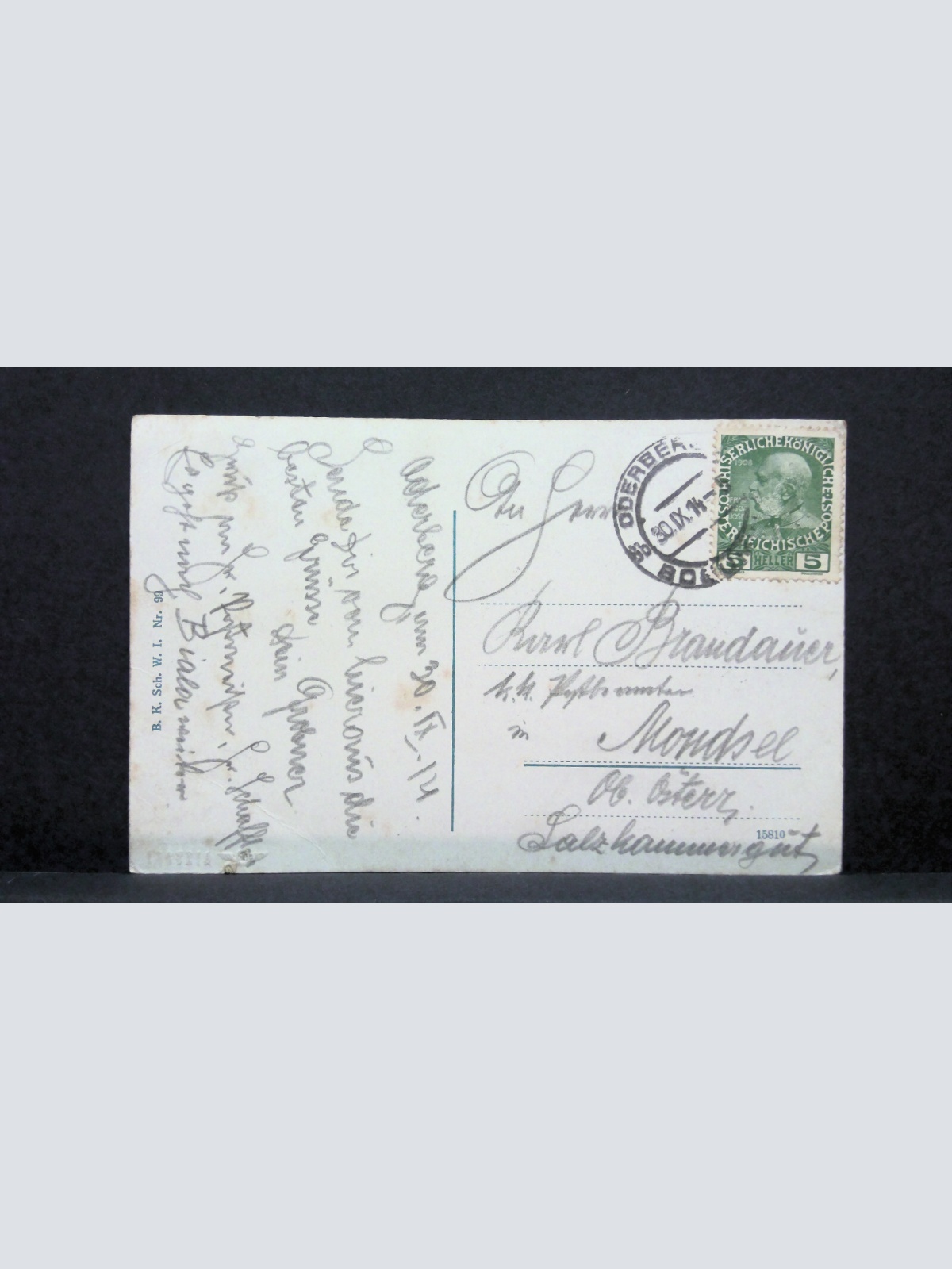 Oderberg Österreichisch-Schlesien JW 00126 C