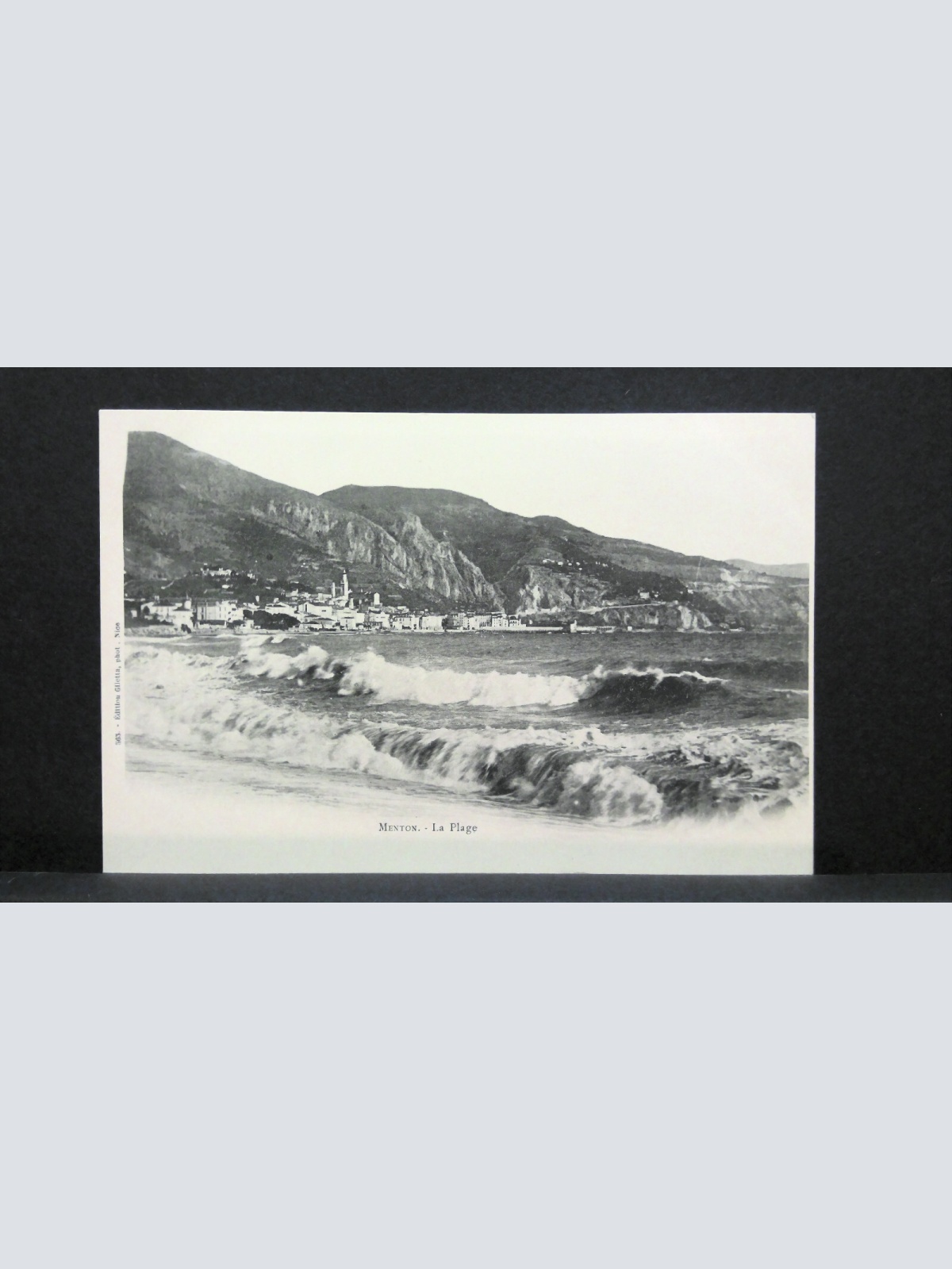 Menton La Plage Meer Küste JW 0087 C