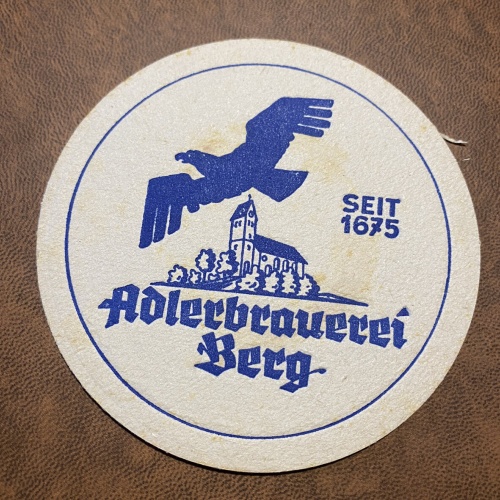 Bierdeckel Adlerbrauerei Berg Adler