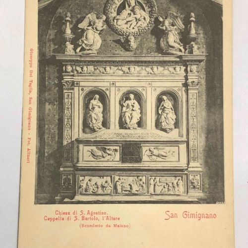 San Gimignano Cappella di S Bartolo l Altare 42085
