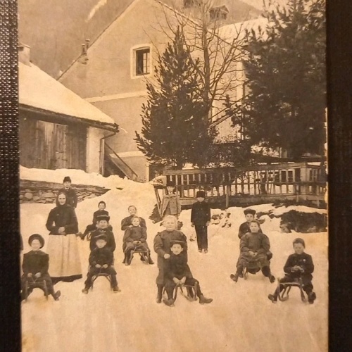 Mauterndorf Lungau Rosenhügel Kinder Mit Schlitten Salzburg 5546  Gr1  C
