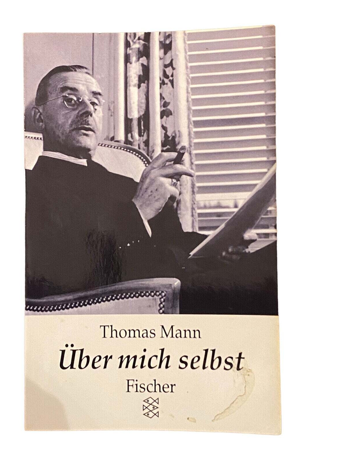 4897 Thomas Mann ÜBER MICH SELBST Fischer Verlag Autobiographische Schriften
