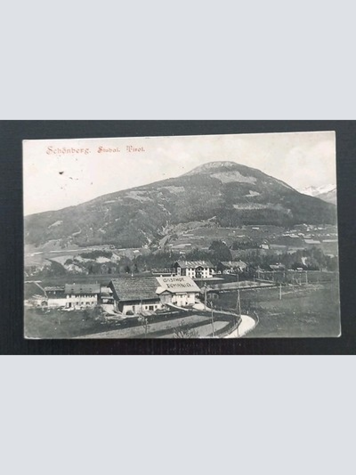 Schönberg Stubai Tirol Gasthof Gasthaus Domanig Tirol  Gr 5540 D
