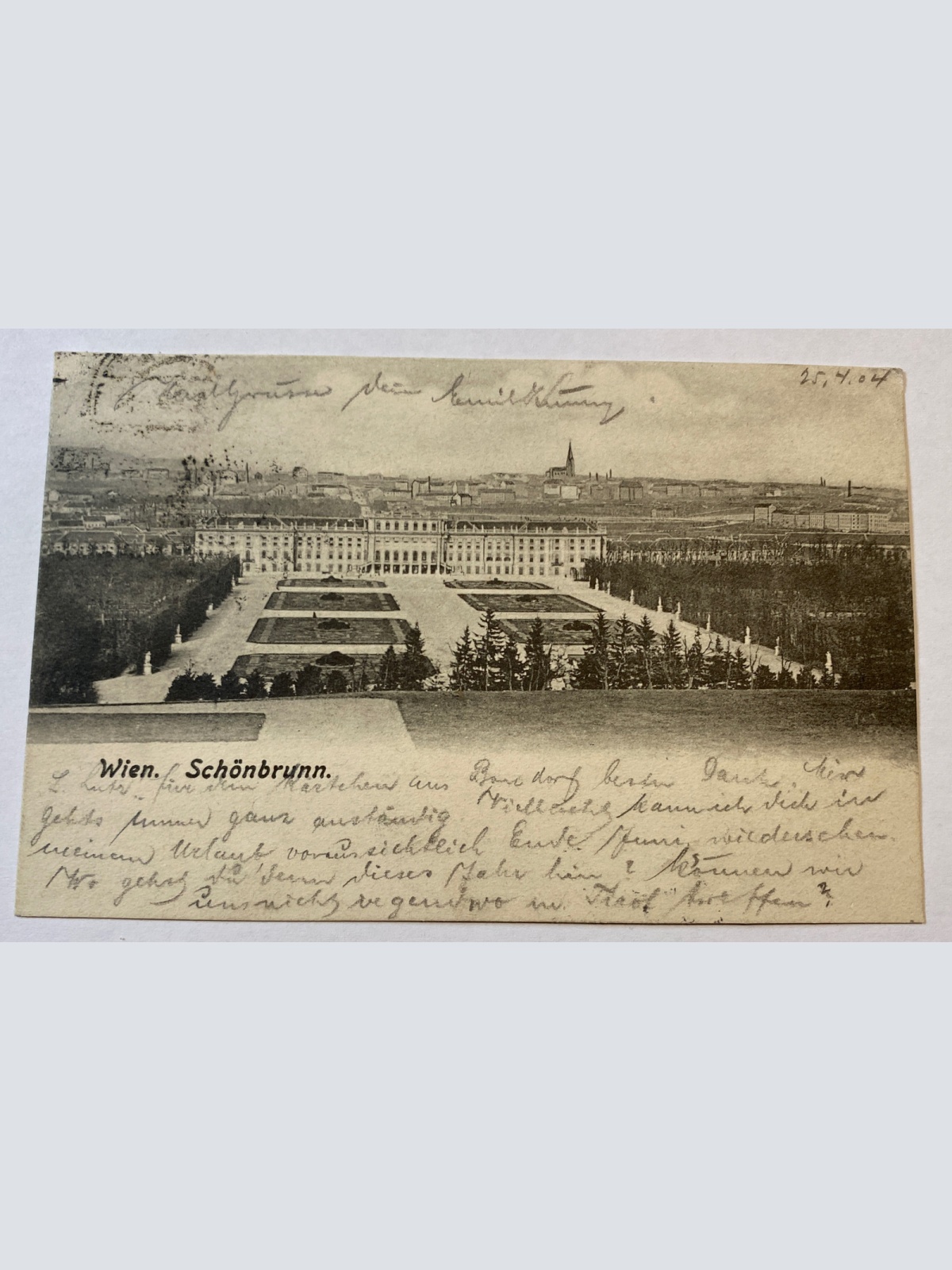 Wien Schönbrunn um 1904 84009