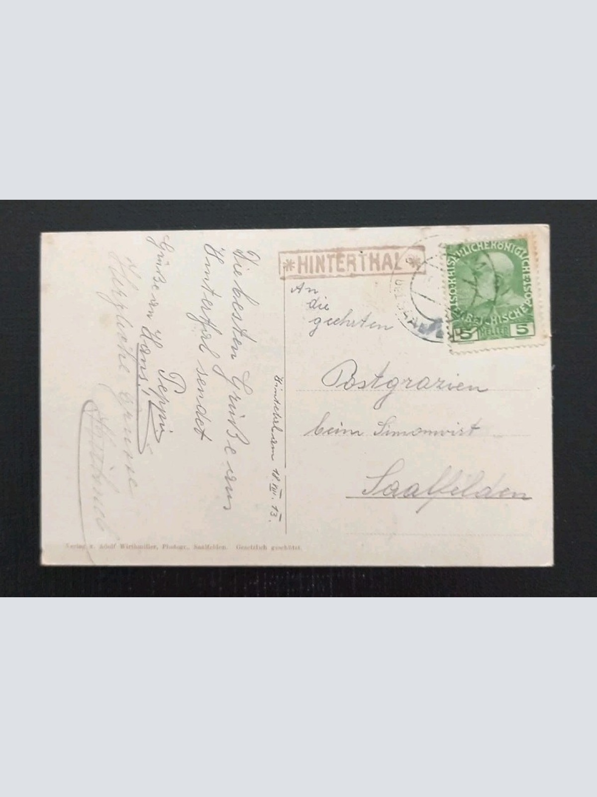 Hinterthal Saalfelden Aufstieg Zum Hochkönig Salzburg Gr 5531 D