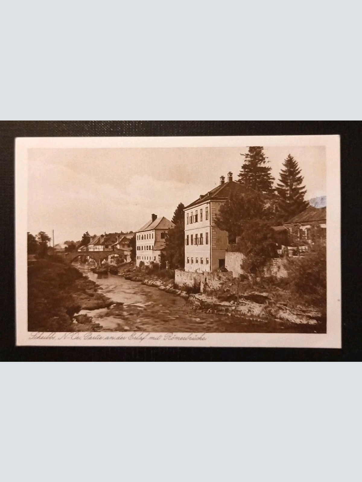 Scheibbs Niederösterreich Erlaf Mit Römerbrücke Gr D 171