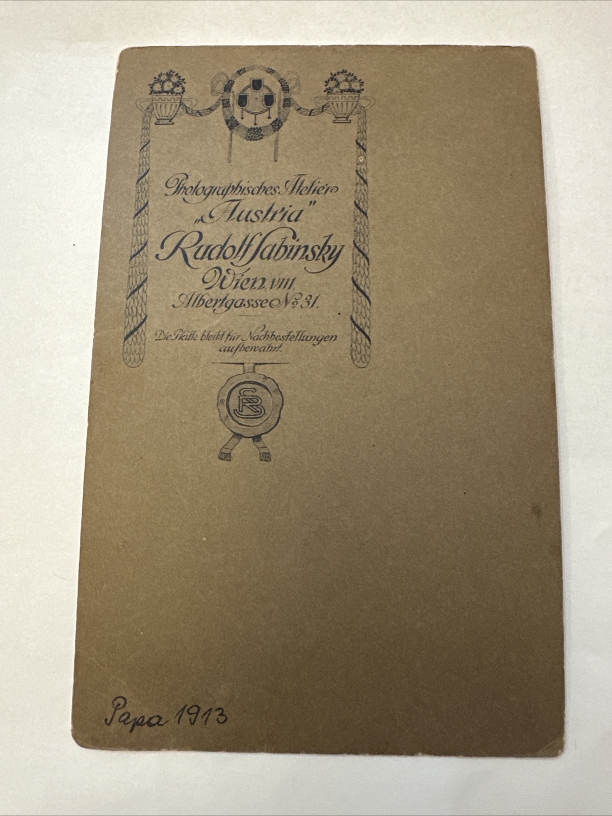 CAB Foto Sabinsky Soldat  Kaiserjäger Uniform  16,5 X 10 cm Wien 423994 J