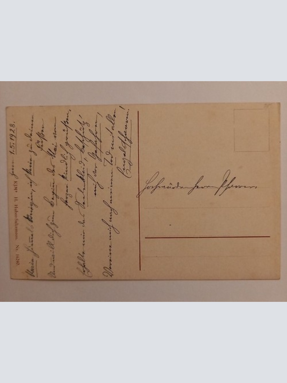 Künstlerkarte  Karte Heilige mit Kind 500058A gr D