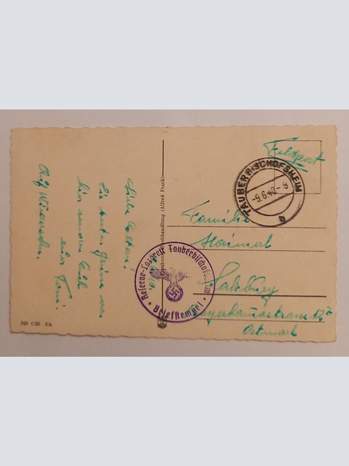 Tauberbischofsheim Altes Schloß 500054A gr D