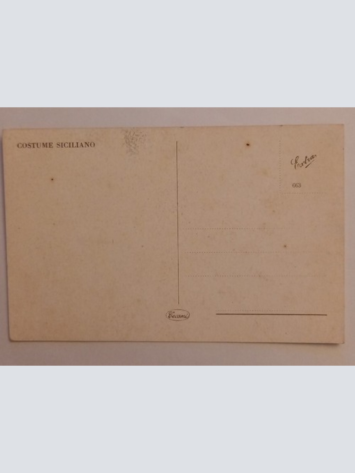 Costume Siciliano Sizilien 500067A gr D