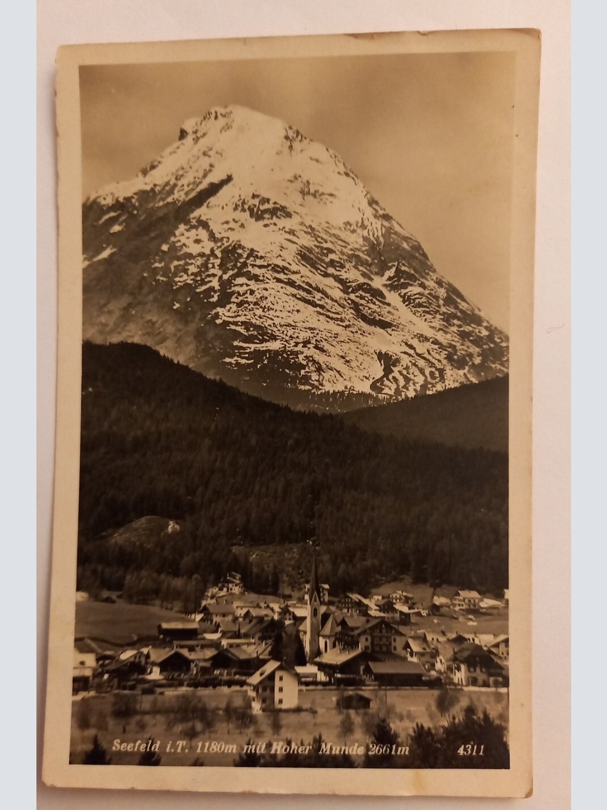 Seefeld in Tirol mit Hoher Munde 500071A gr D