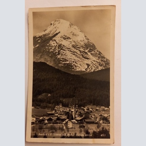 Seefeld in Tirol mit Hoher Munde 500071A gr D