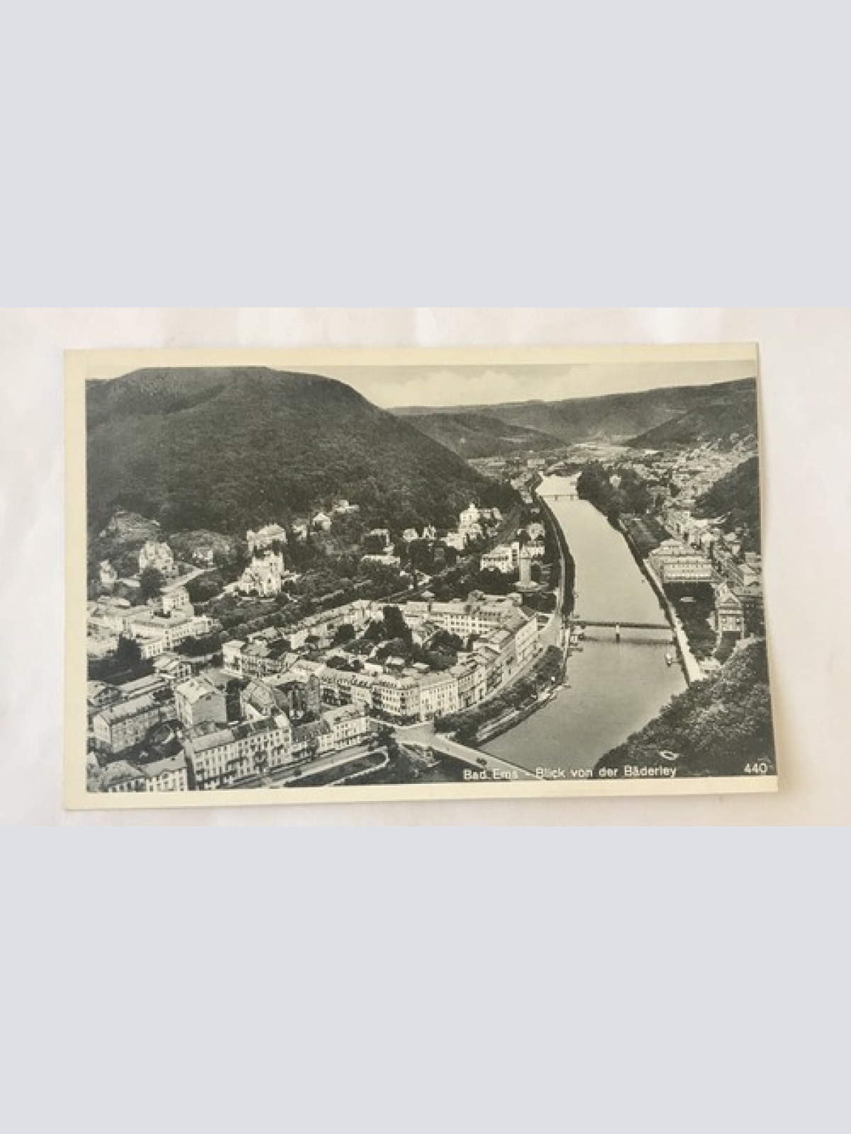 AK, Bad Ems, Rheinland Pfalz, Bäderley, Stadt (110326 BW)