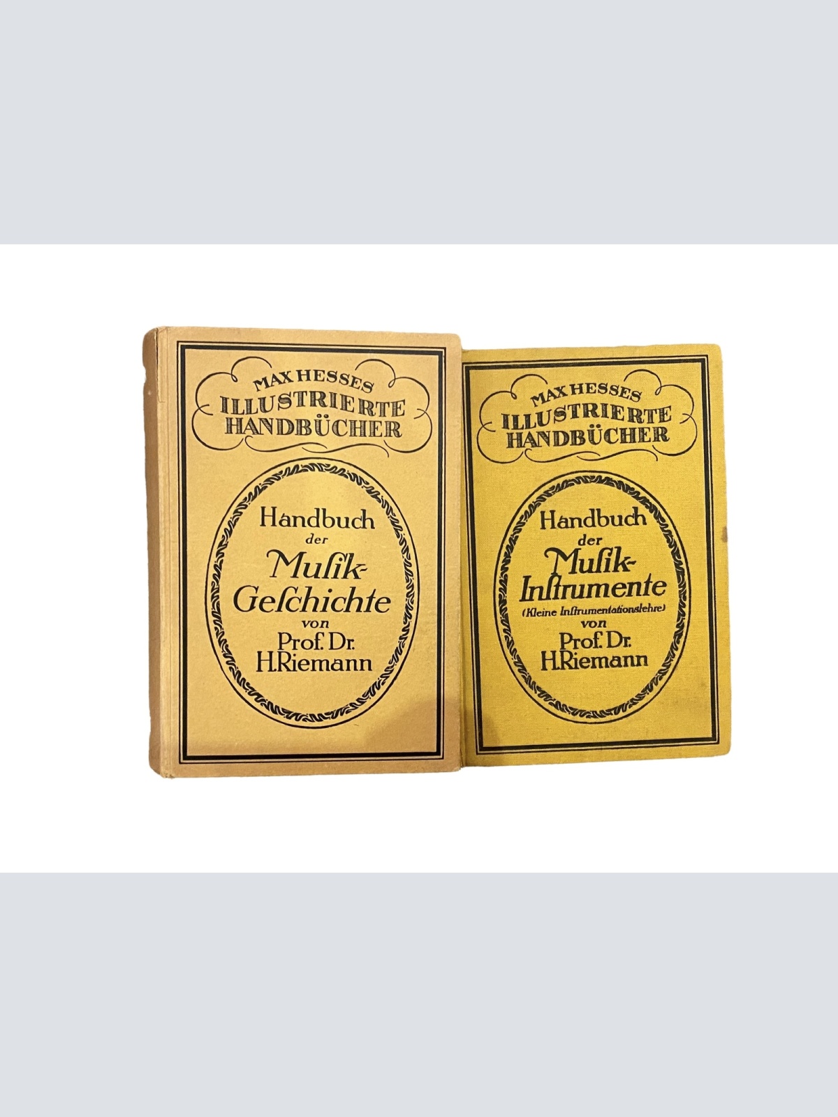 2618 Prof. Dr. Riemann MAX HESSES ILLUSTRIERTE HANDBÜCHER BAND I UND BAND II