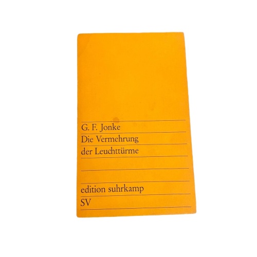 2967 Gert F. Jonke DIE VERMEHRUNG DER LEUCHTTÜRME +Abb