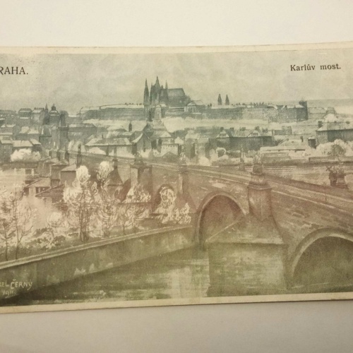 Praha Prag Palast Brücke 50328