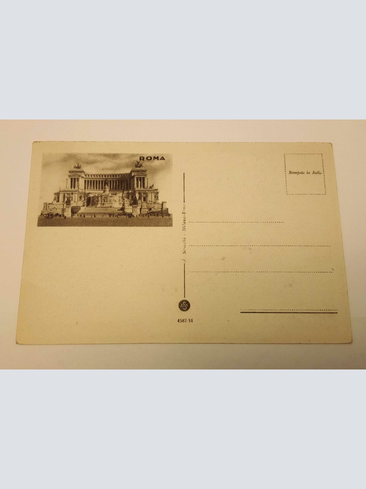 Roma Rom Via dei Trionfi e Arco di Costantino Auto Torbogen 50317