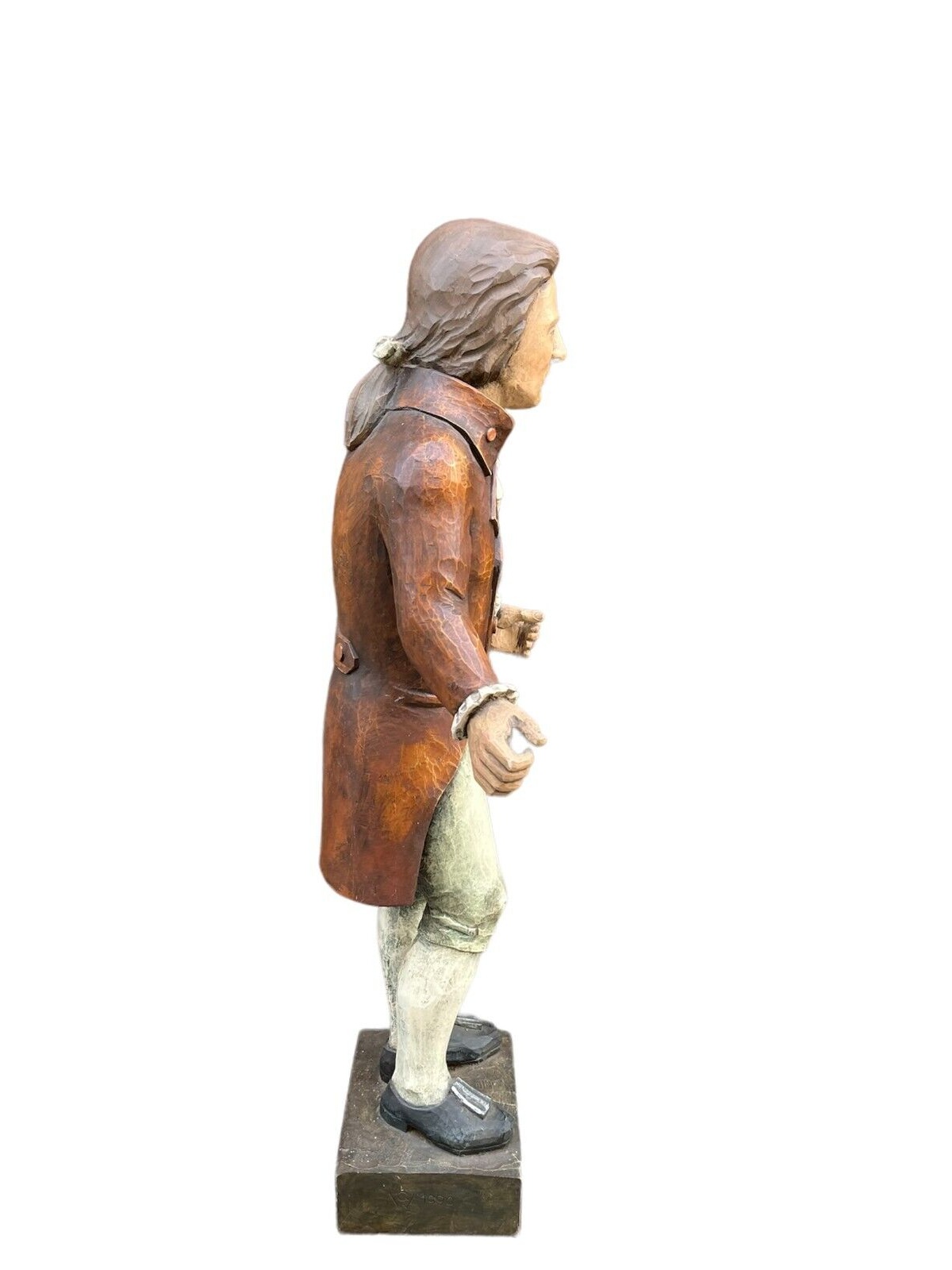 Figur Wolfgang Amadeus Mozart Signatur Winkler  H/B/T 100x38x20cm  A03