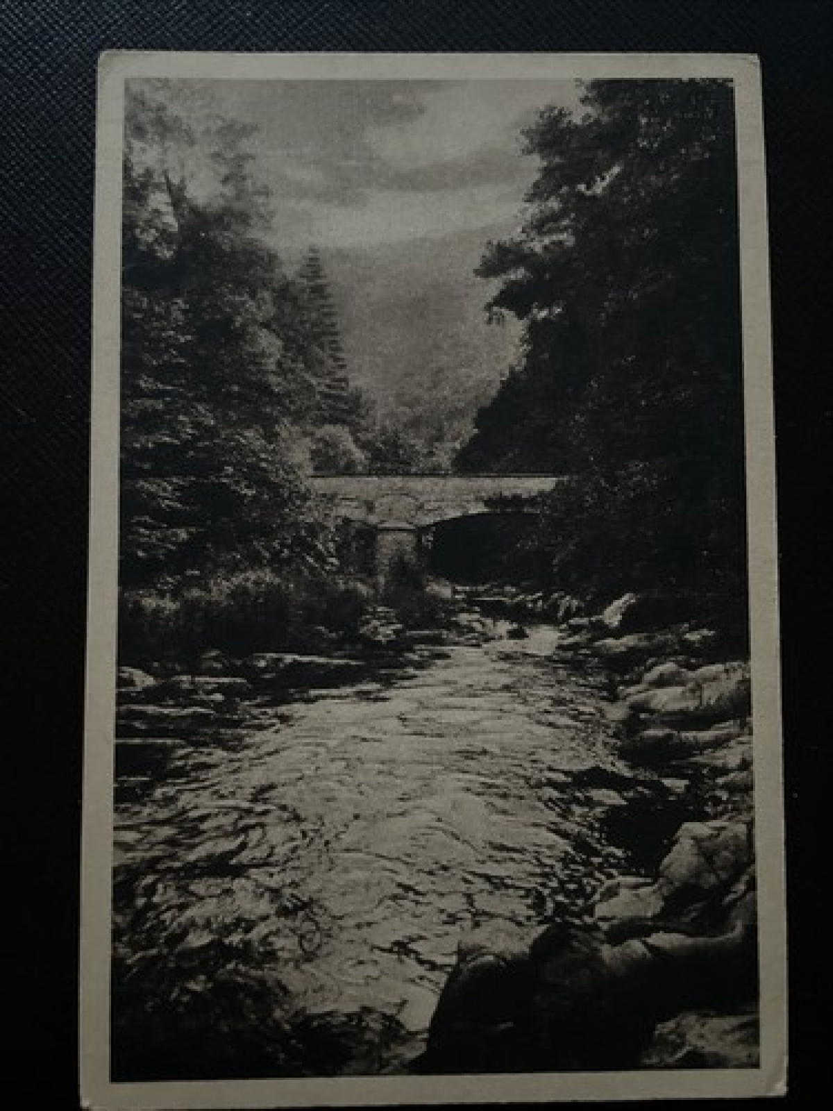 Schwarzatal. Steinerne Brücke. 400730 DN A