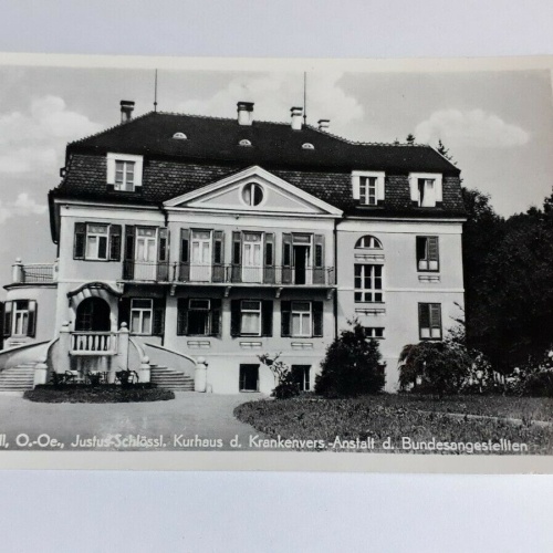 Bad Hall, O.-Oe., Justus-Schlössl, Kurh. d. Krankenvers.-Anstalt d. Bag. 12035