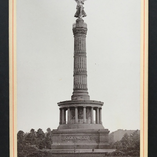 Foto Berlin Siegesdenkmal Königsplatz Diezel&Langer Wien ca.10,7x16,5cm 400931TH