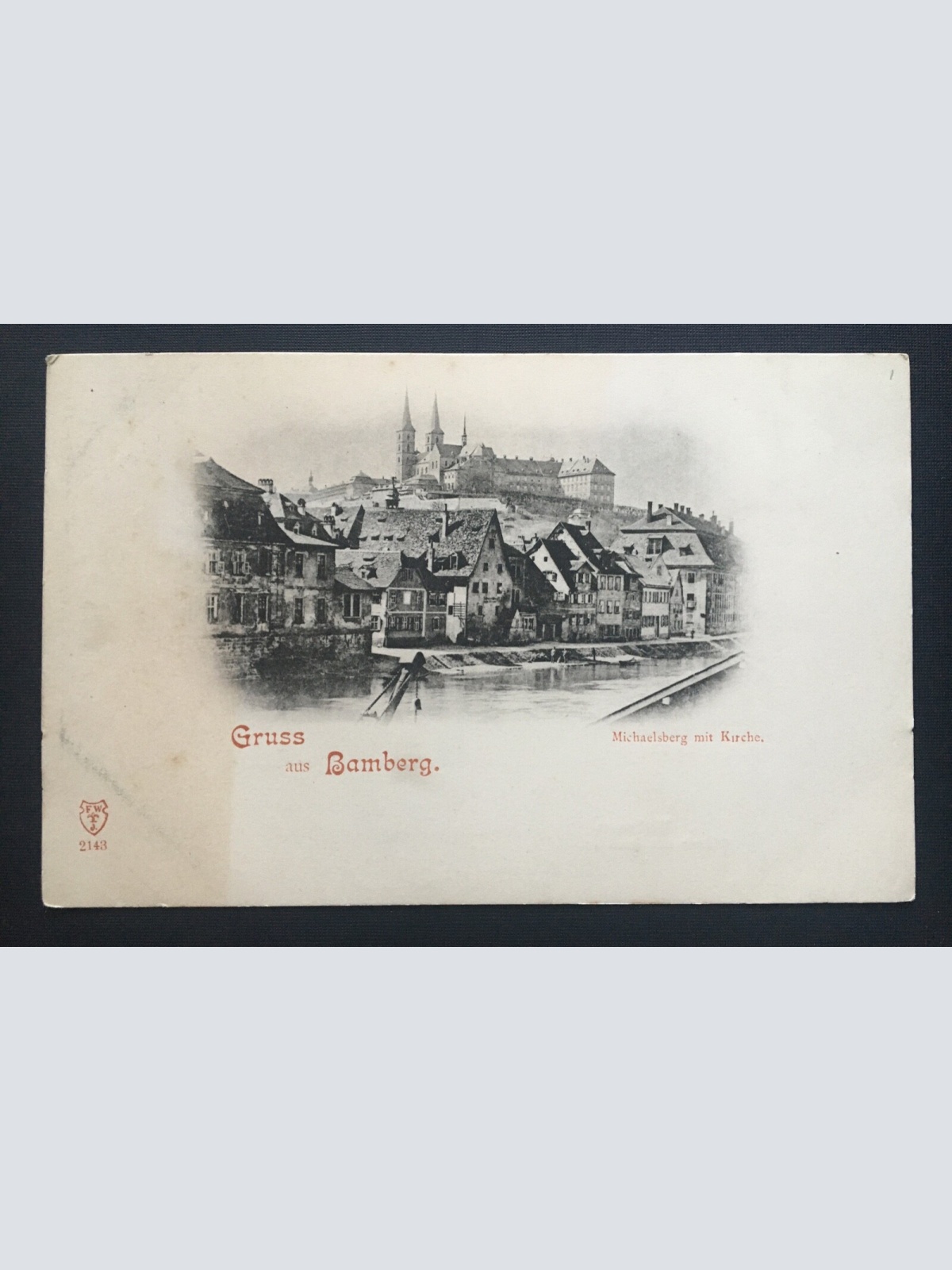 Gruss aus Bamberg - Michaelsberg mit Kirche - Bayern Deutschland 400410