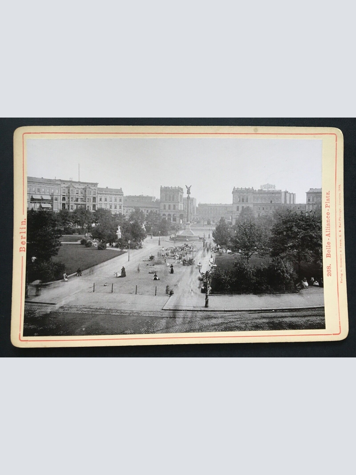 Foto Berlin Belle-Alliance-Platz Denkmal Deutschland ca.10,7x16,6cm 400927 TH
