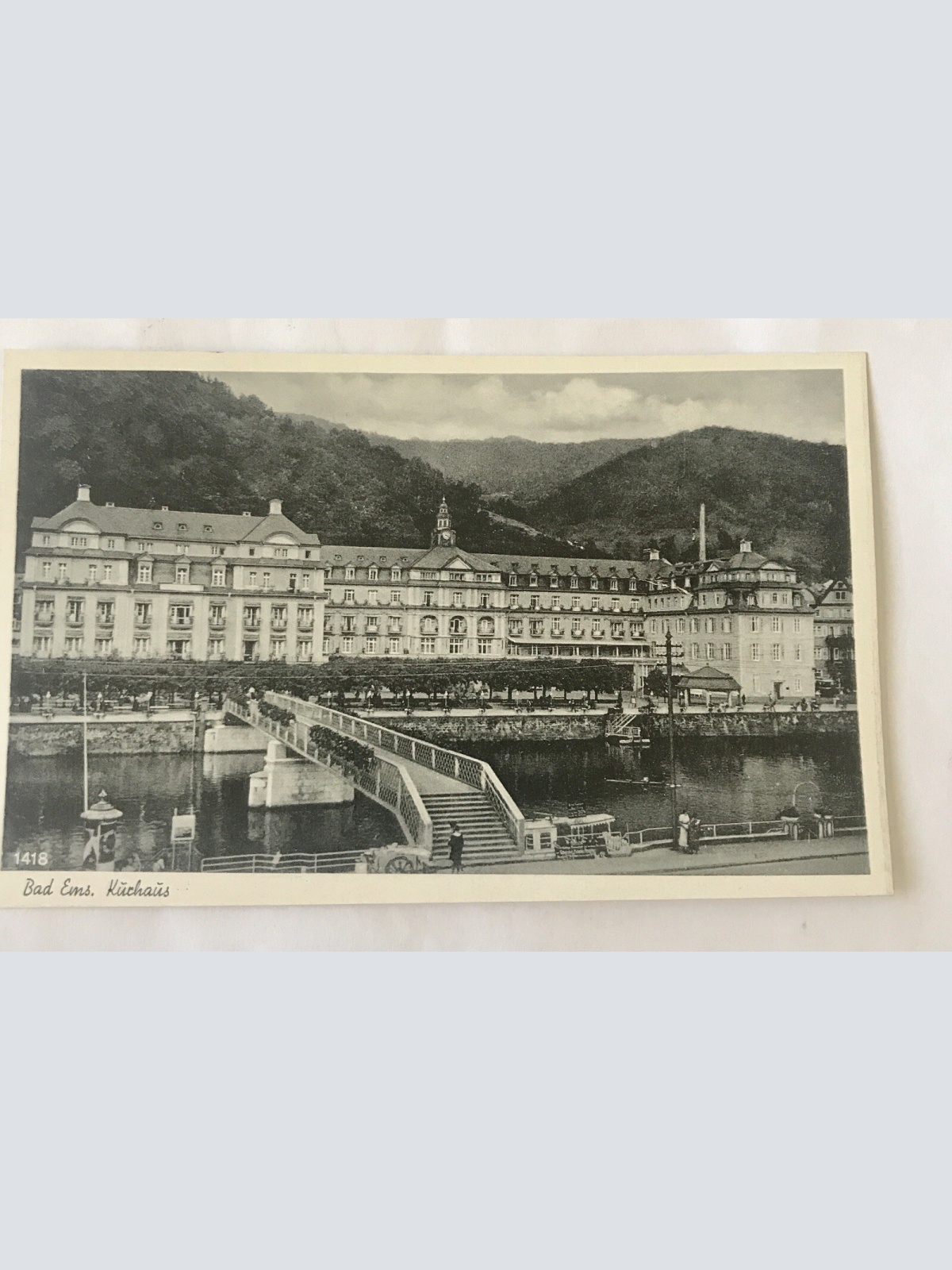 AK, Bad Ems, Kurhaus, Rheinland Pfalz (110219 BW)