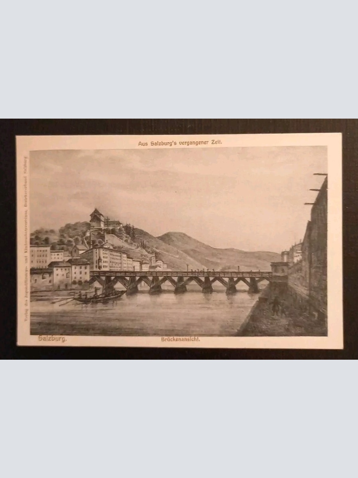 Salzburg Brückenansicht 600694A gr K