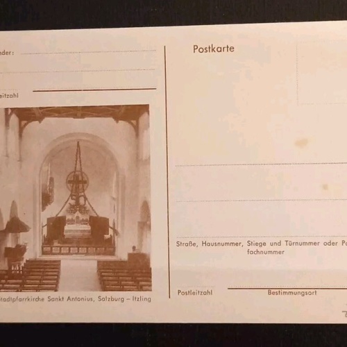 Salzburg Stadtpfarrkirche Sankt Antonius Itzling 600217A gr K