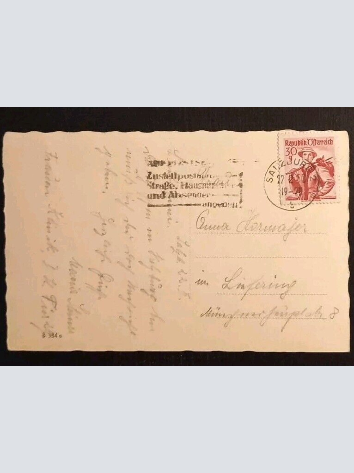 Salzburg Festung Abend An Der Salzach 600219A gr K