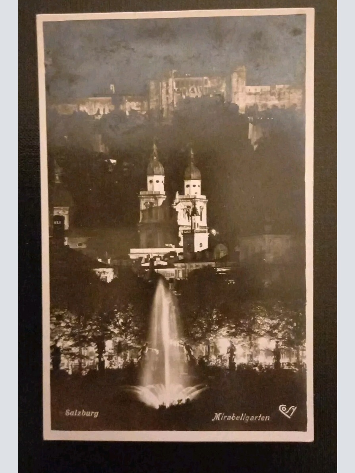 Salzburg Mirabellgarten Mit Dom Und Festung 600696A gr K