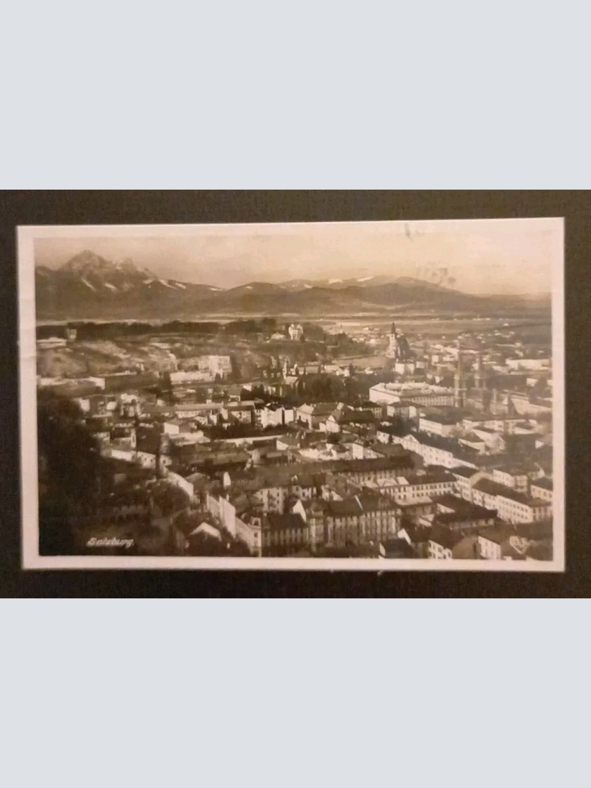 Salzburg Altstadt Mönchsberg Hoher Staufen 600644A gr K