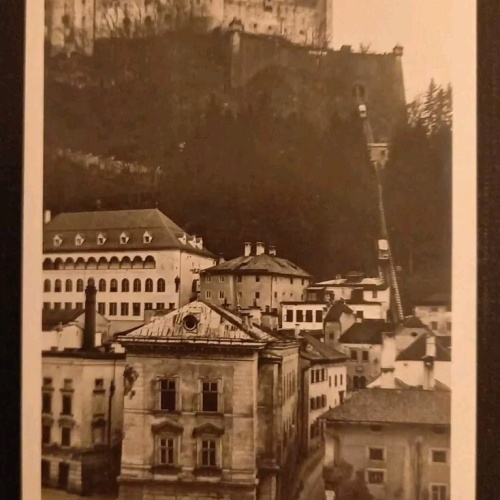 Salzburg Drahtseilbahn Festung 600209A gr K