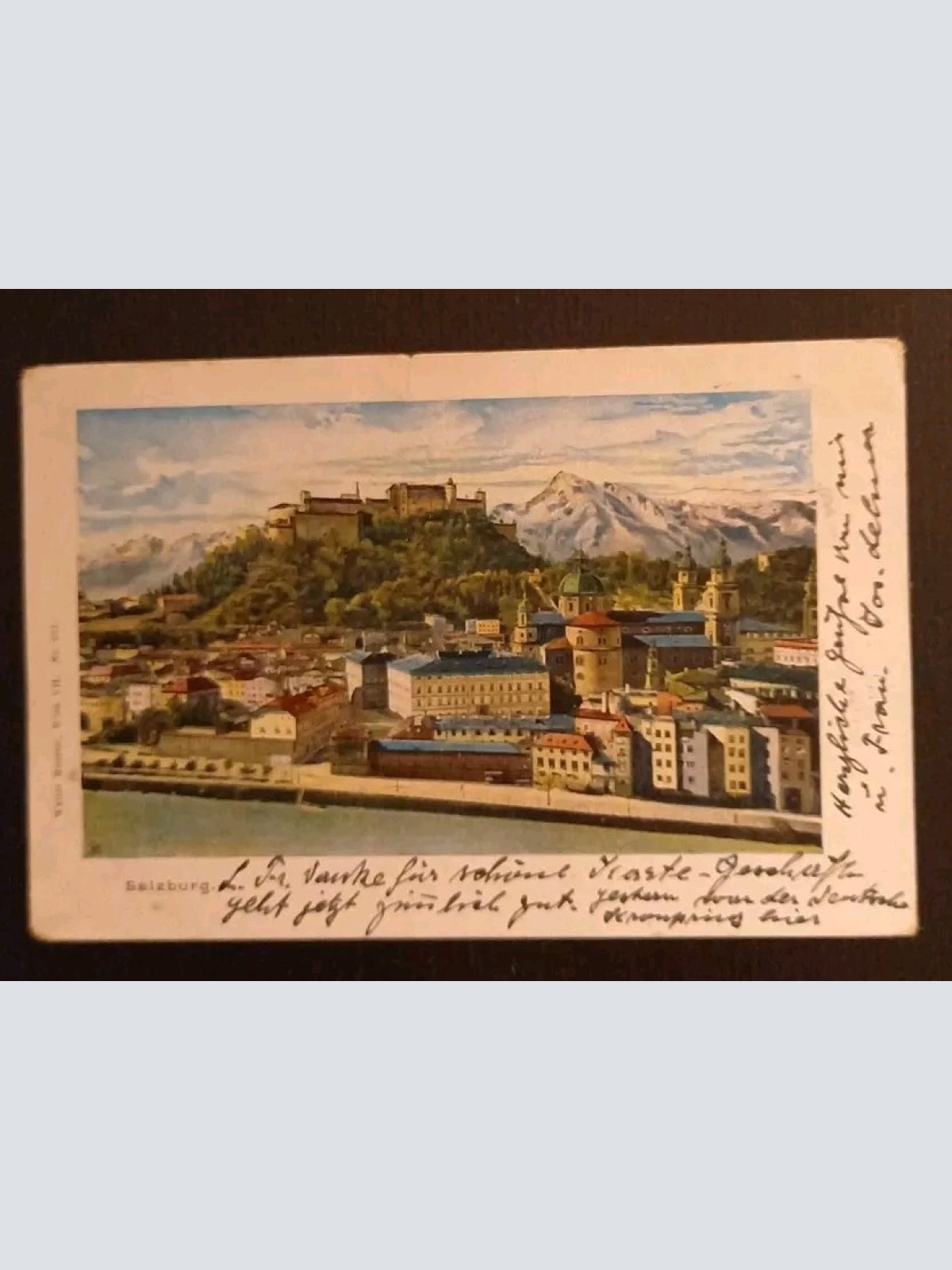 Salzburg Altstadt Festung Untersberg 600234A gr K