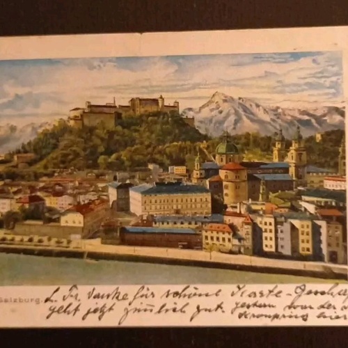 Salzburg Altstadt Festung Untersberg 600234A gr K
