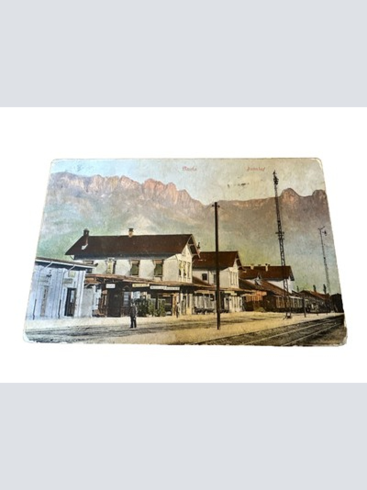 Ansichtskarte Schwei St. Galen Buchs Bahnhof 800051 Ga E