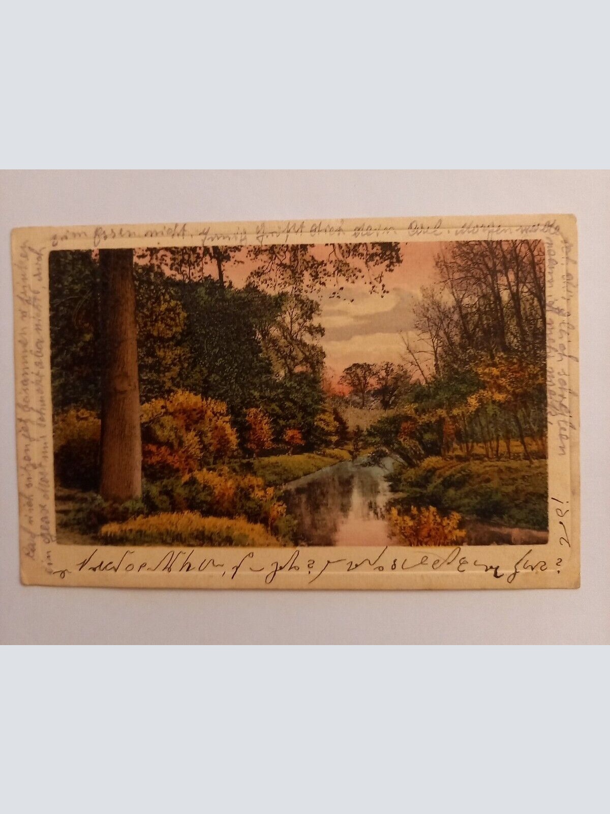 Landschaft  Künstlerkarte 500084A gr D