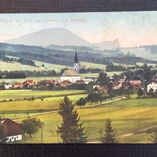Salzburg Thalgau mit Blick auf Gaisberg und Nockstein 600755A grA