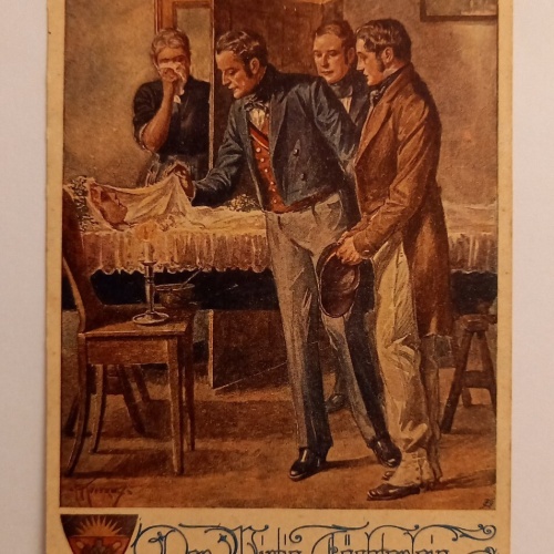 Künstlerkarte, Der Wirtin Töchterlein Deutscher Schulverein 500095A  gr D