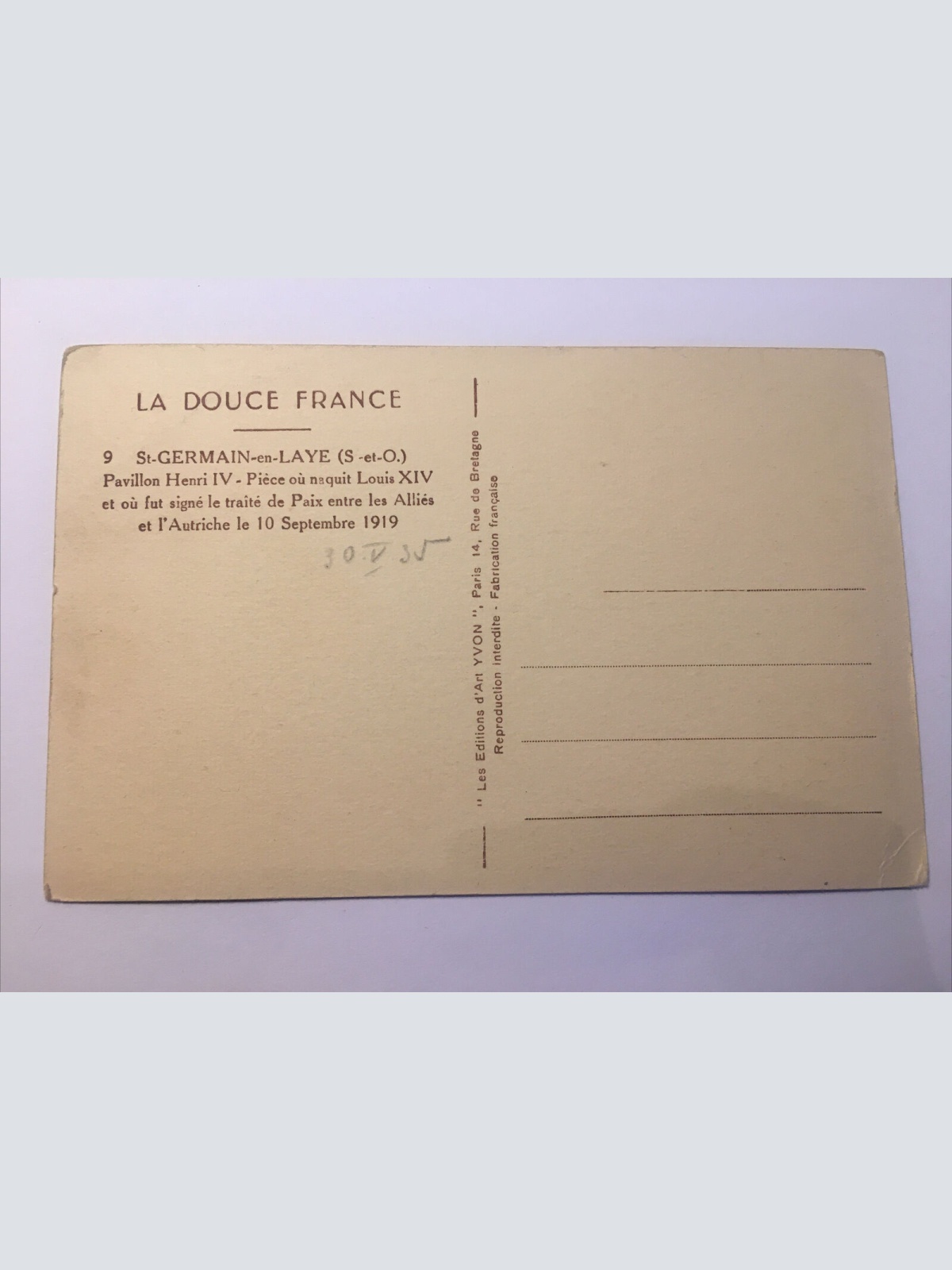 La Douce France. 641.