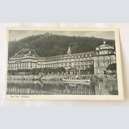 AK, Rheinland Pfalz, Bad Ems, Kurhaus (110316 BW)