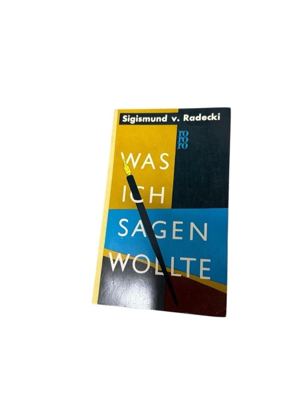 was ich sagen wollte von radecki, sigismund: