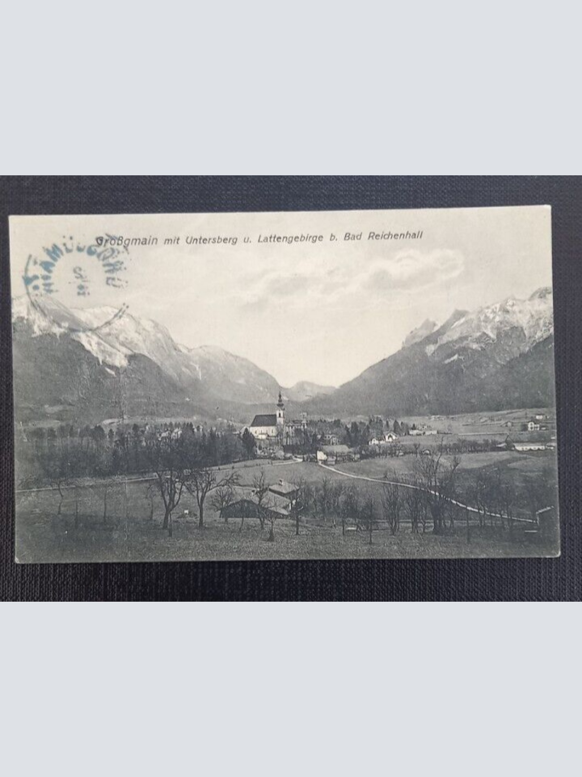 Salzburg Großgmain mit Untersberg 600764A gr