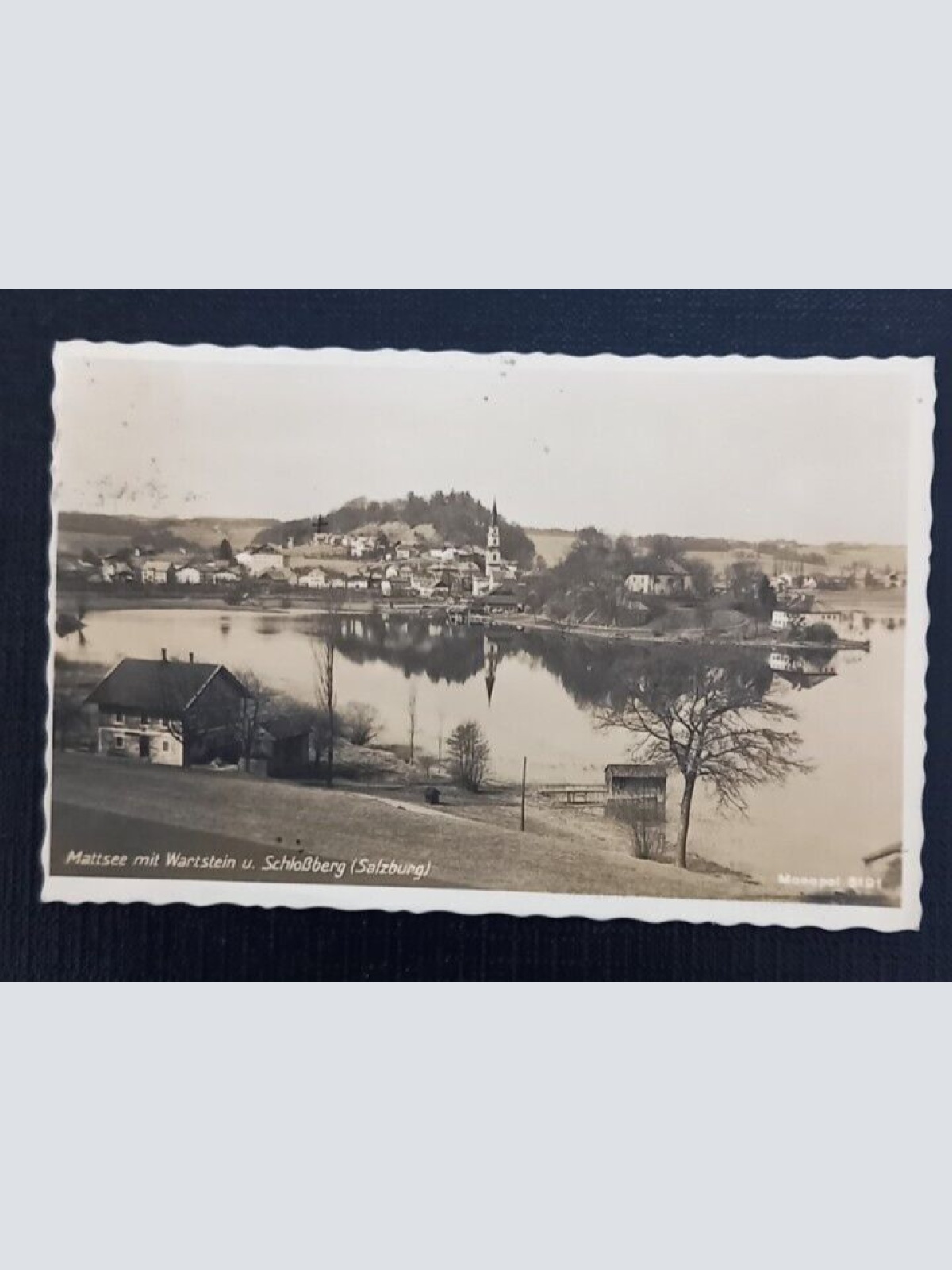 Salzburg Mattsee mit Wartstein und Schlossberg 600242A gr
